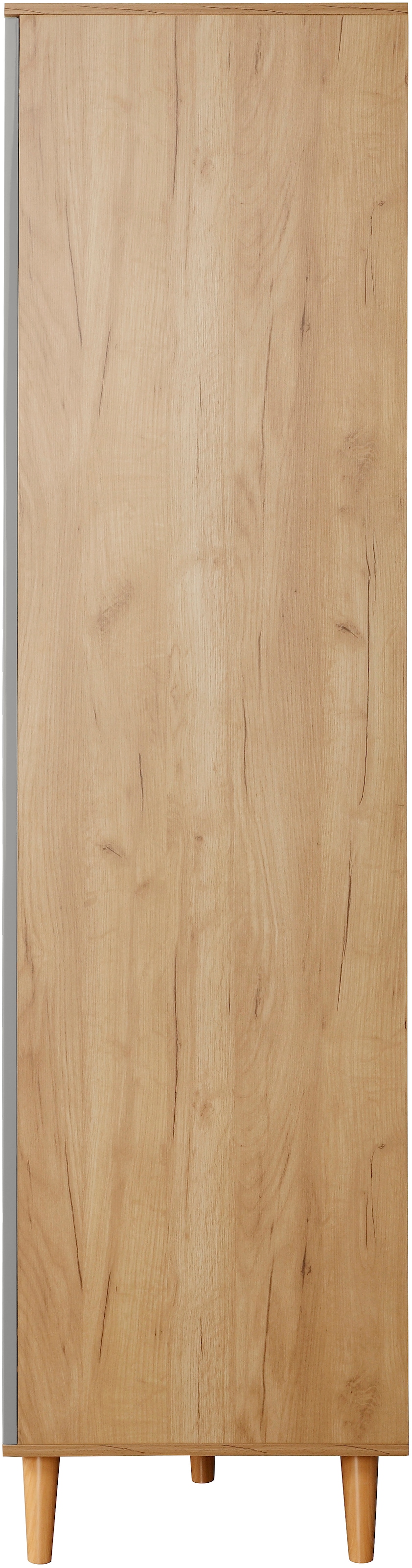 andas Kleiderschrank »Lund Schlafzimmerschrank Bestseller im skandinavischem Design« Garderobenschrank mit Premium Innenausstattung, Breite 120cm