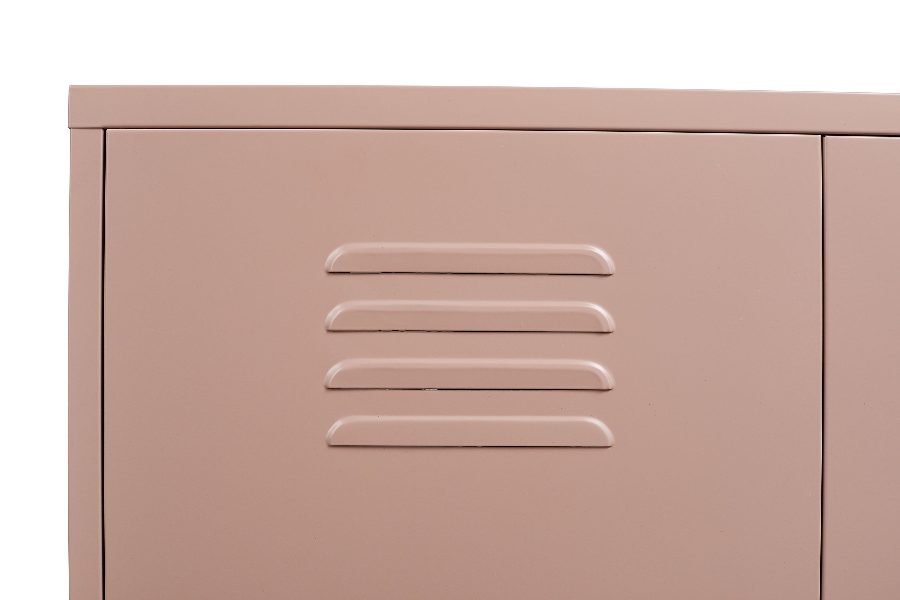 Kommode Metall KLAUS 80 x 101 cm taupe