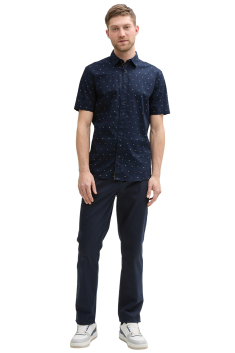 Tom Tailor blauwe heren overhemd