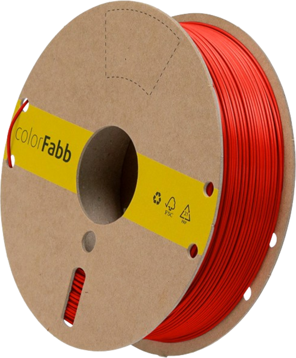 colorFabb  LW-PLA Red, 1,75 mm (750 g)    Einzigartiges, schäumendes Light-Weight PLA in Rot