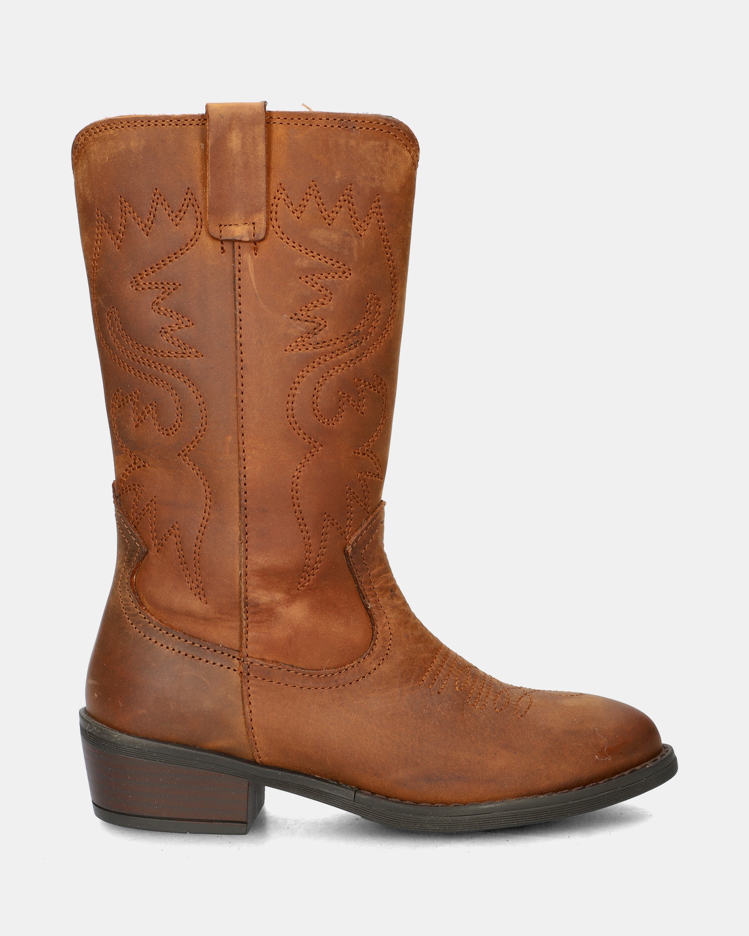 Nelson Kids Cowboylaarzen  - bruin