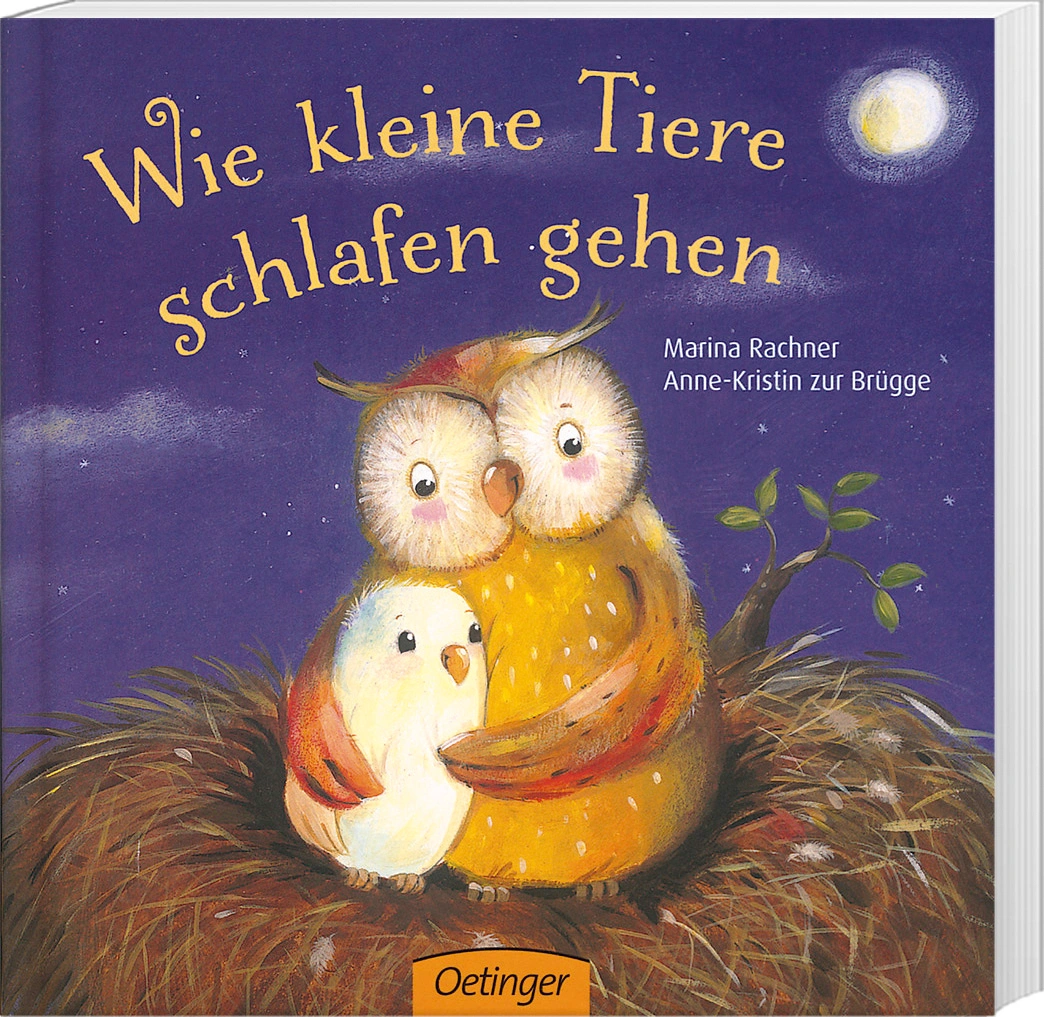 Wie kleine Tiere schlafen gehen