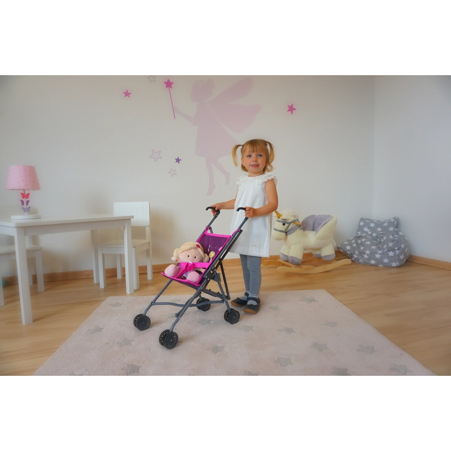 knorr toys® Puppenbuggy Sim NICI Miniclara lila