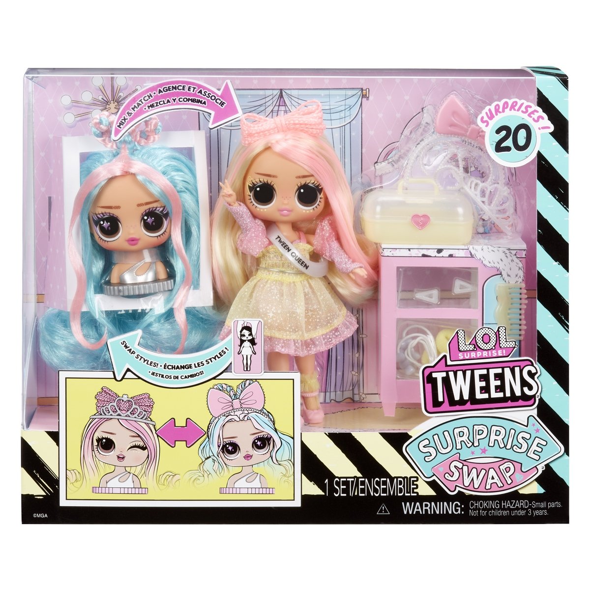 Coffret LOL poupée Tweens Swap surprise - Winnie