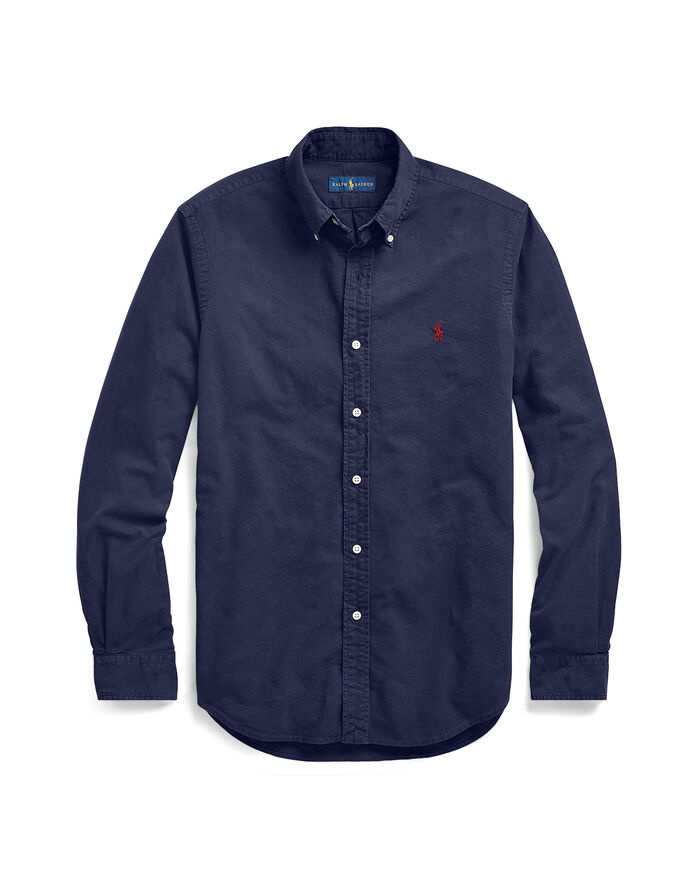 Polo Ralph Lauren Slim Fit Oxford Shirt Blå