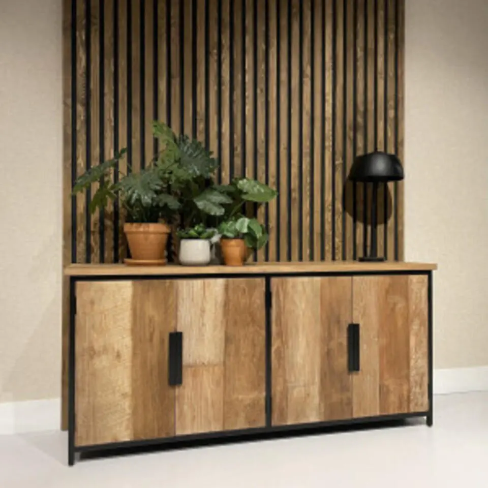 Livingfurn - Dressoir Tomar 185cm - Teakhout