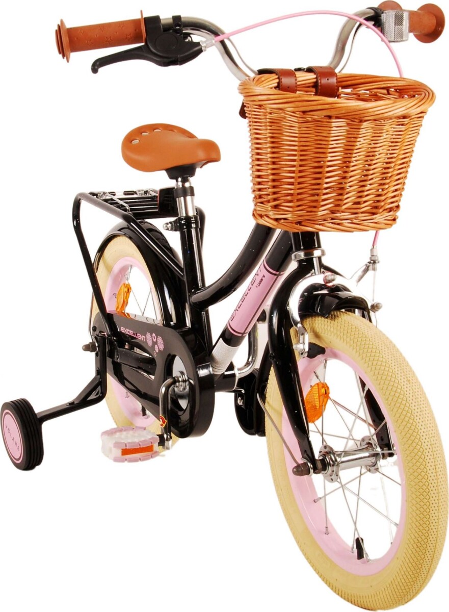 Volare - Børnecykel Med Støttehjul - 14'' - Excellent - Sort
