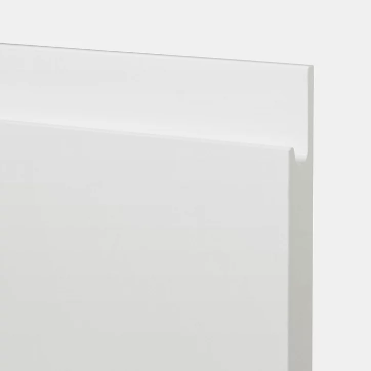 Porte de colonne de cuisine Garcinia blanc brillant L. 60 cm x H. 45 cm GoodHome