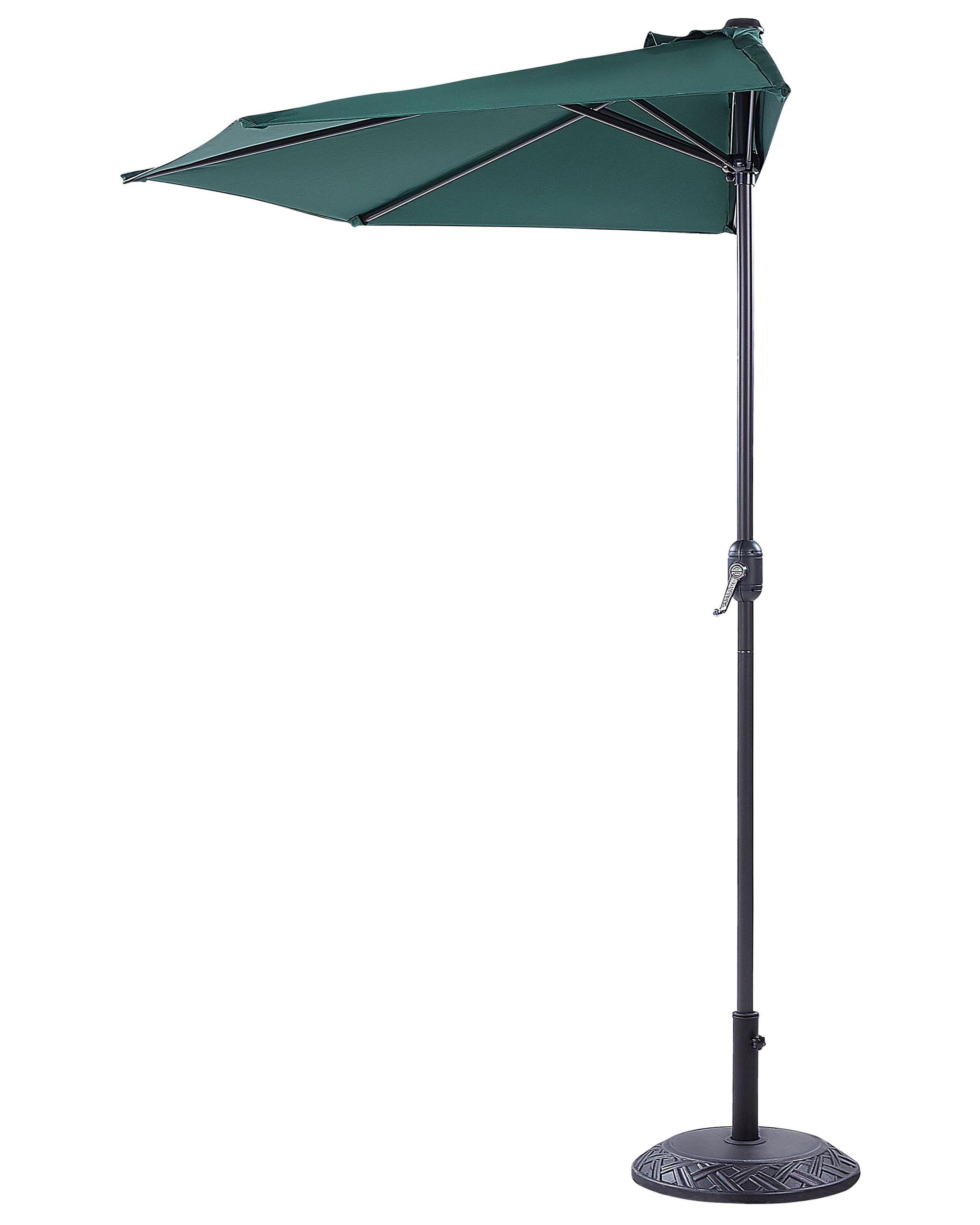 Halfronde parasol 270 cm GALATI Groen