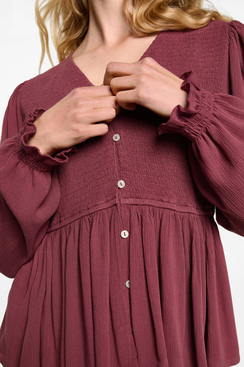 MANGO TEEN blouse donkerrood