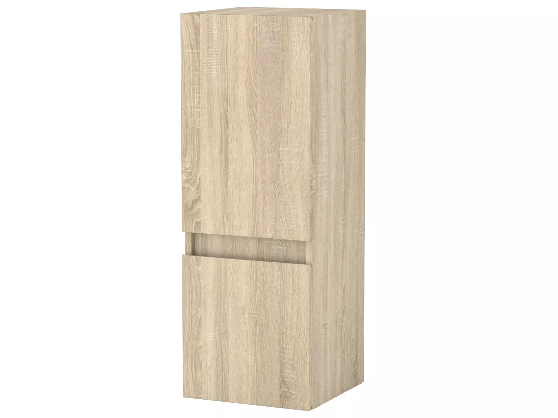 Meuble salle de bain naturel meuble colonne salle de bain à suspendre 30x30x83(L*W*H)cm
