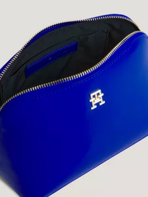 Conjunto de presente com placa de monograma TH e nécessaire