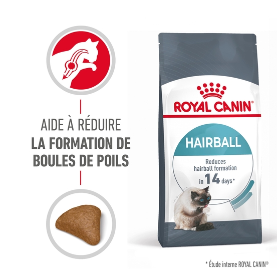 Croquettes chat Adulte réduction boules de poils Hairball 2kg