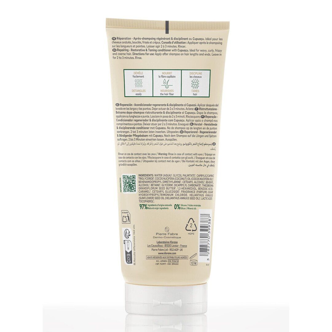 KLORANE  Condicionador Reparador Cupuaçu - 200ml