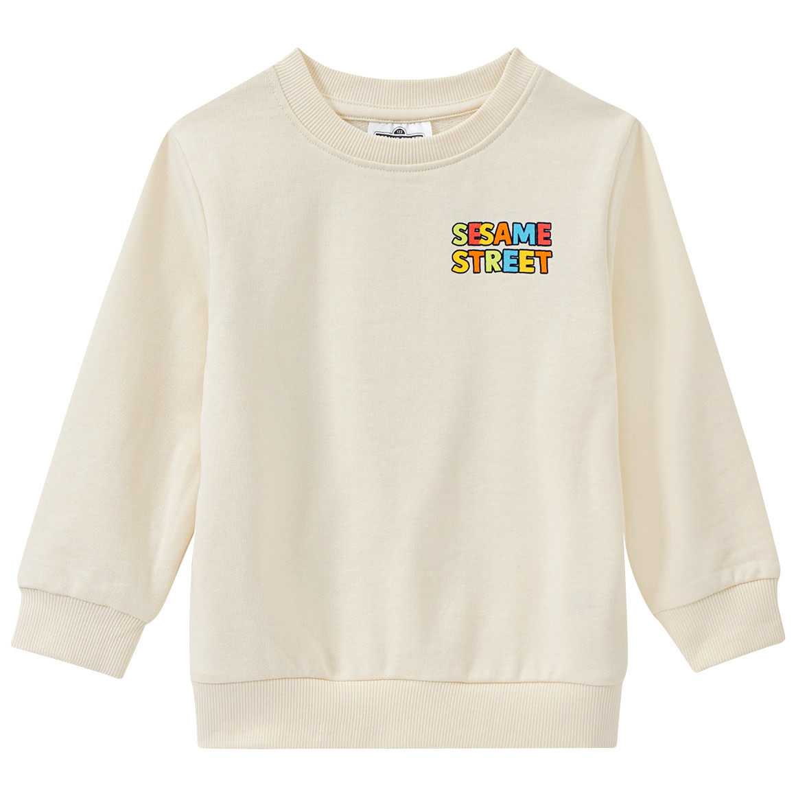 Topolino Sesamstraße Sweatshirt in Unifarben beige