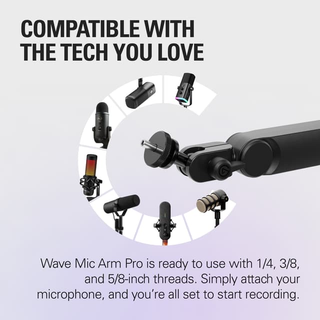 Elgato Wave Pro boomarm til mikrofon