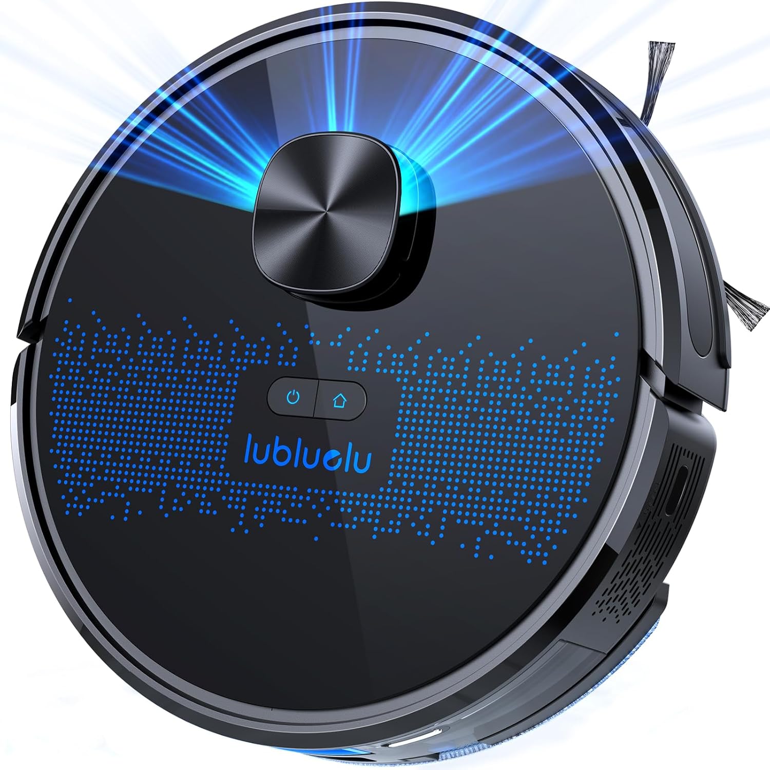 Lubluelu Saugroboter mit Wischfunktion 3-1, 4500Pa Staubsauger Roboter Lasernavigation mit 5 Karten, 55 dB Roboterstaubsauger mit APP, Saug und Wischroboter für Tierhaare, Teppiche, Hartböden, (SL60D)
