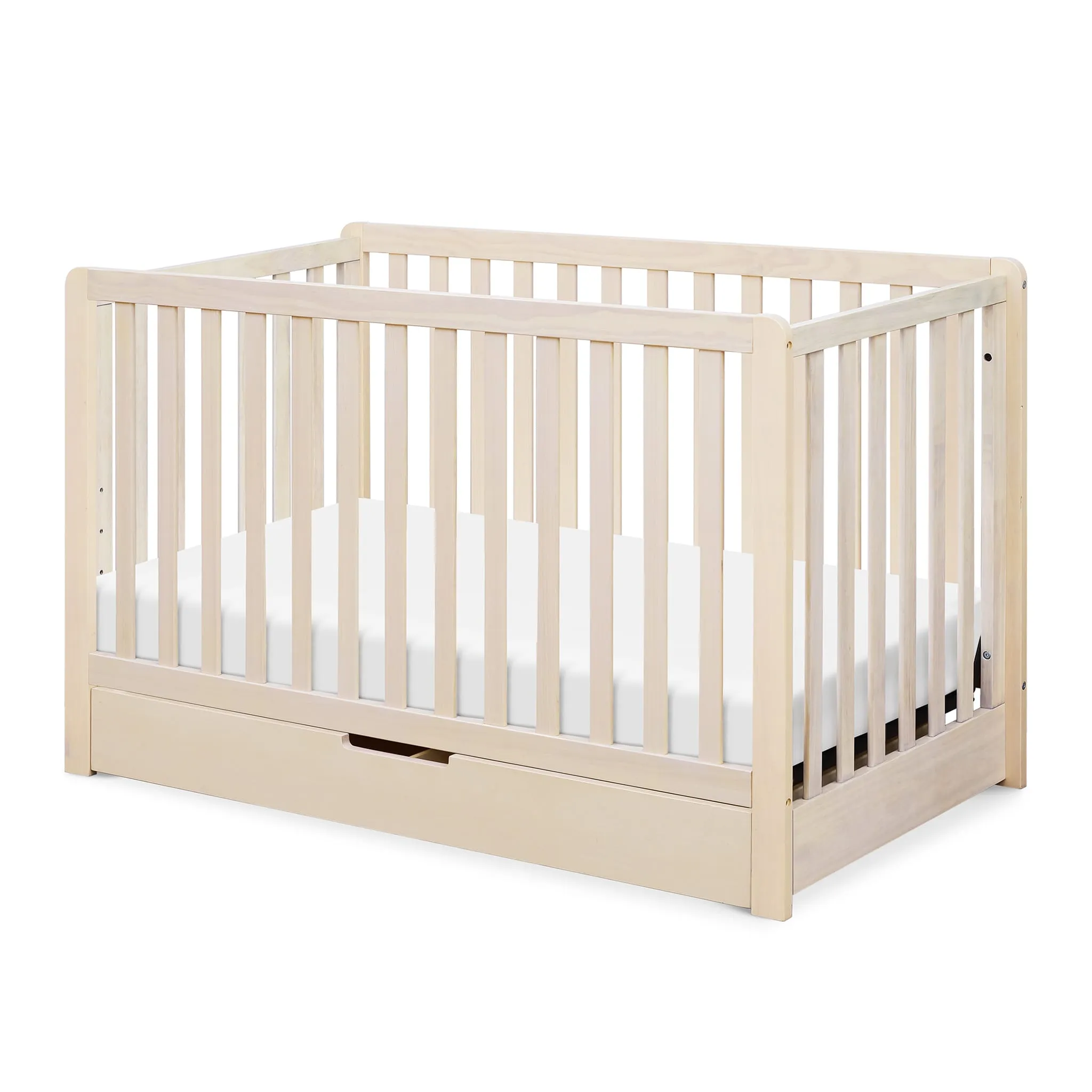 DaVinci Couchette Convertible 4-en-1 Colby avec Tiroir Gigogne - Naturel Lavé