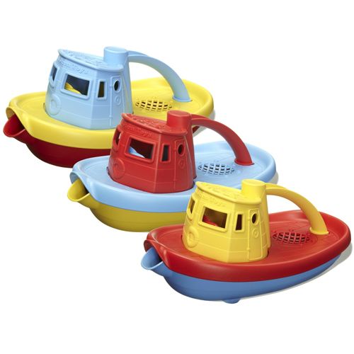 Green toys sleepboot geel gerecycled GTTUG01RY