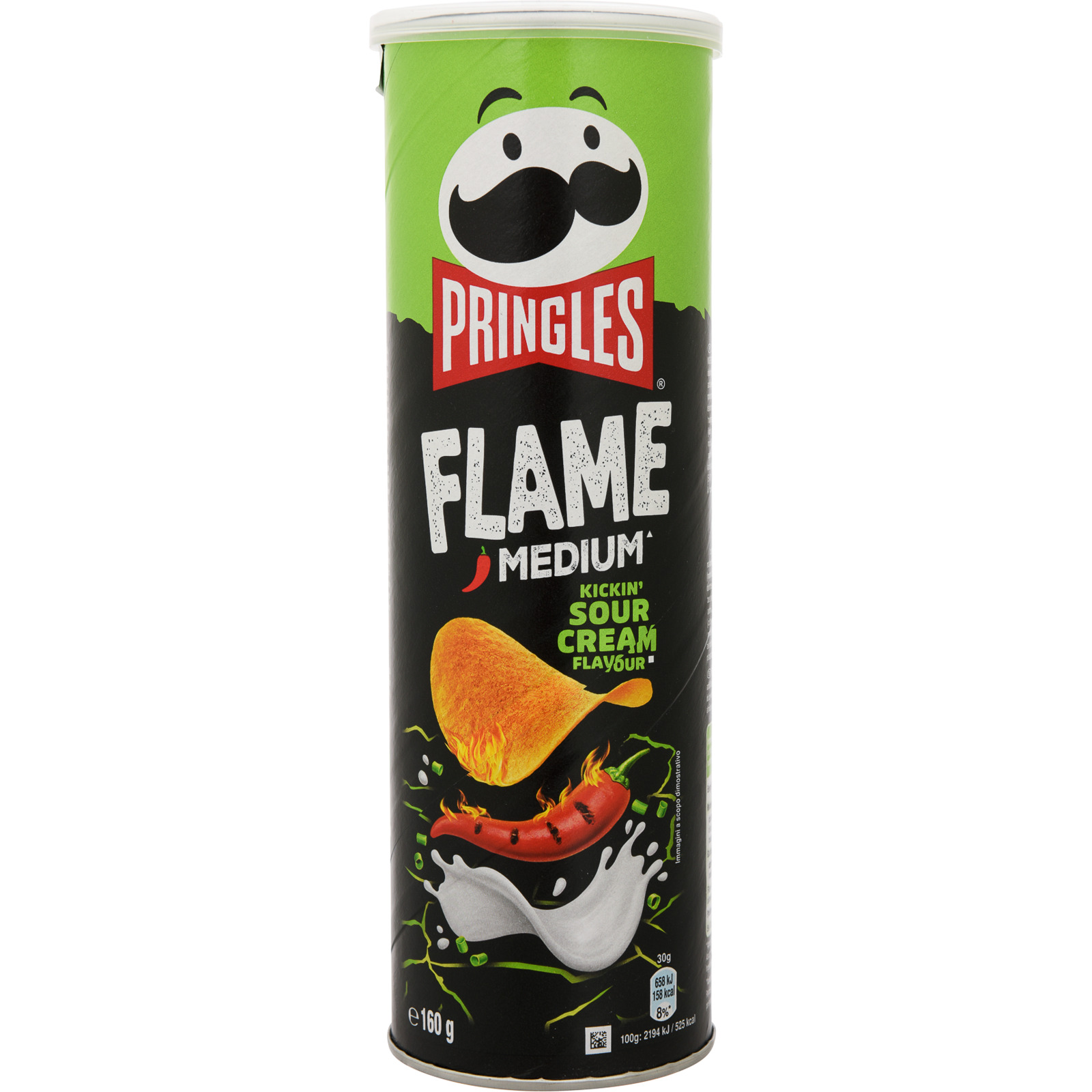 Pringles Flame Kickn Sour Cream 160g