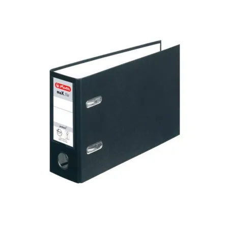Herlitz Ordner protect maX.file A5, 75 mm, schwarz