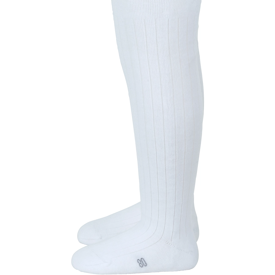 Sterntaler Strumpfhose Rippe weiß