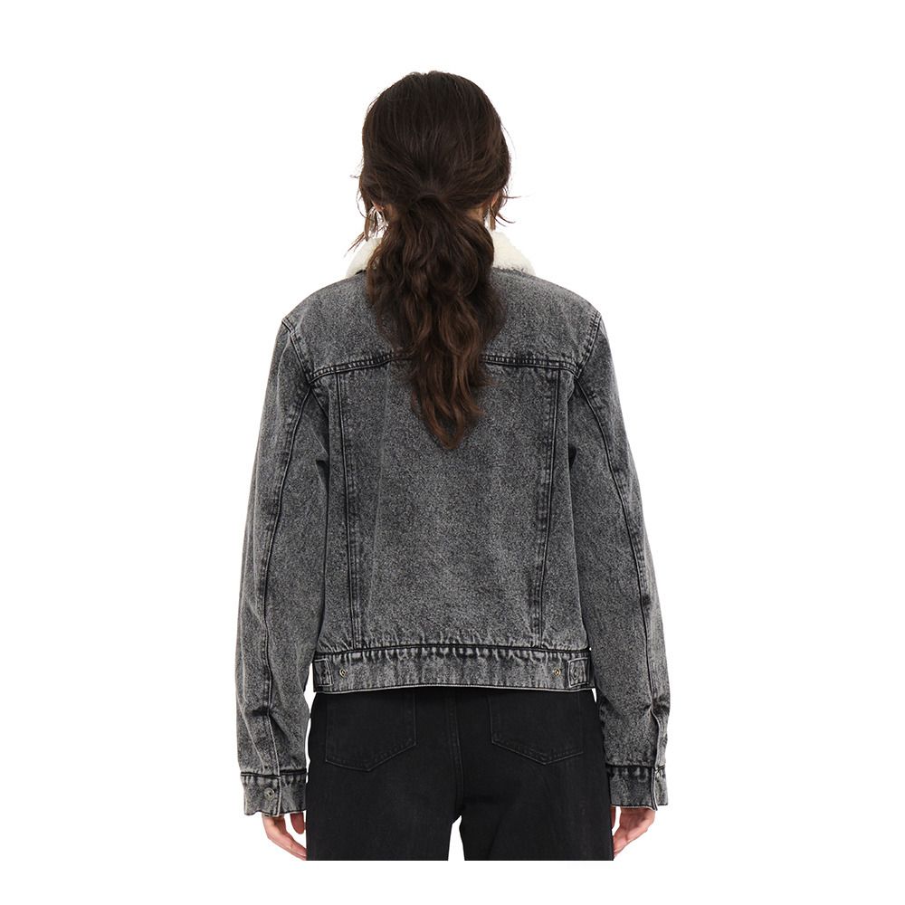 Volcom RADSTONE DENIM - Veste Femme black