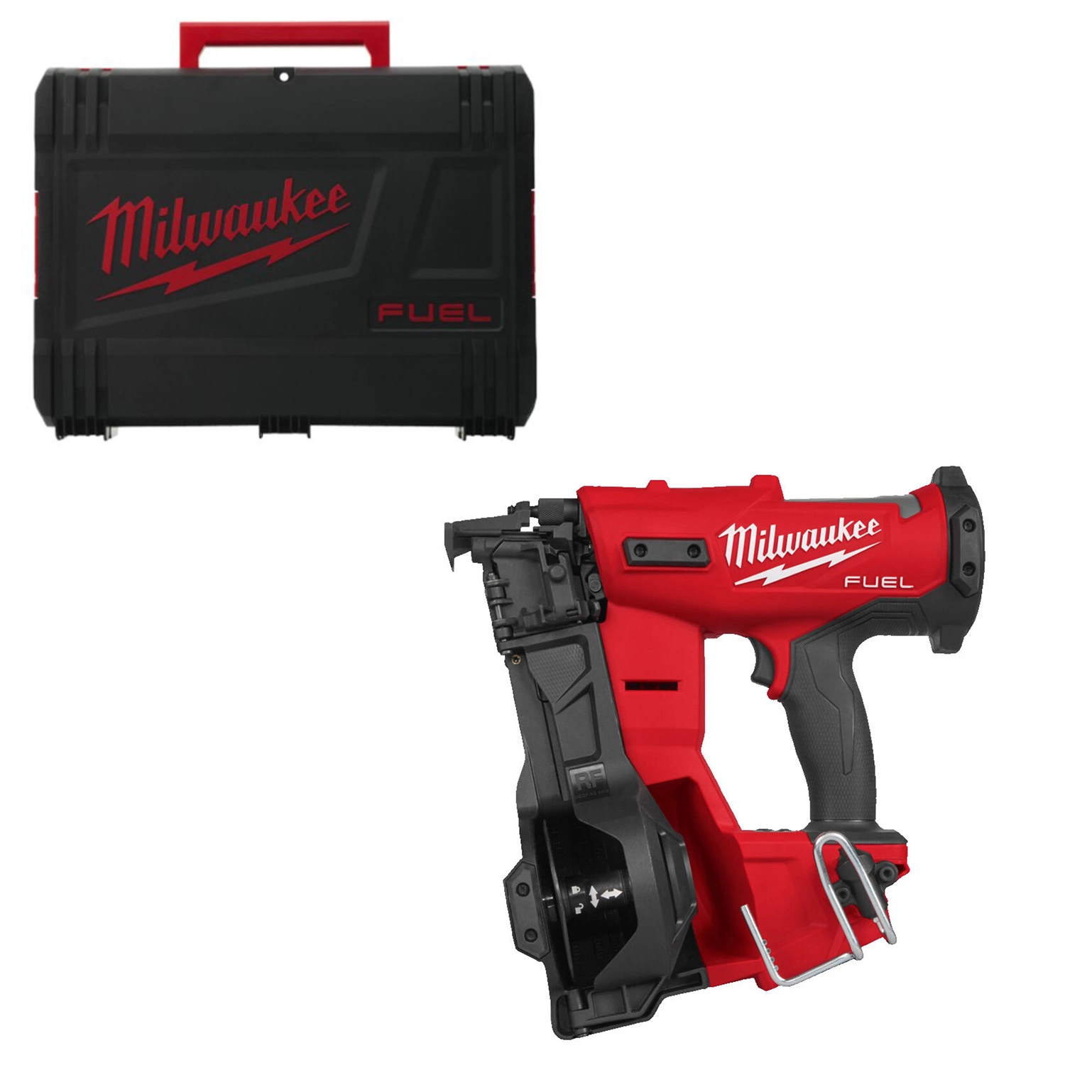 Milwaukee M18 FRCN45-0X 18V Li-ion accu Trommelspijker tacker body in HD Box