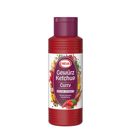 Hela Curry Gewürz Ketchup extra scharf