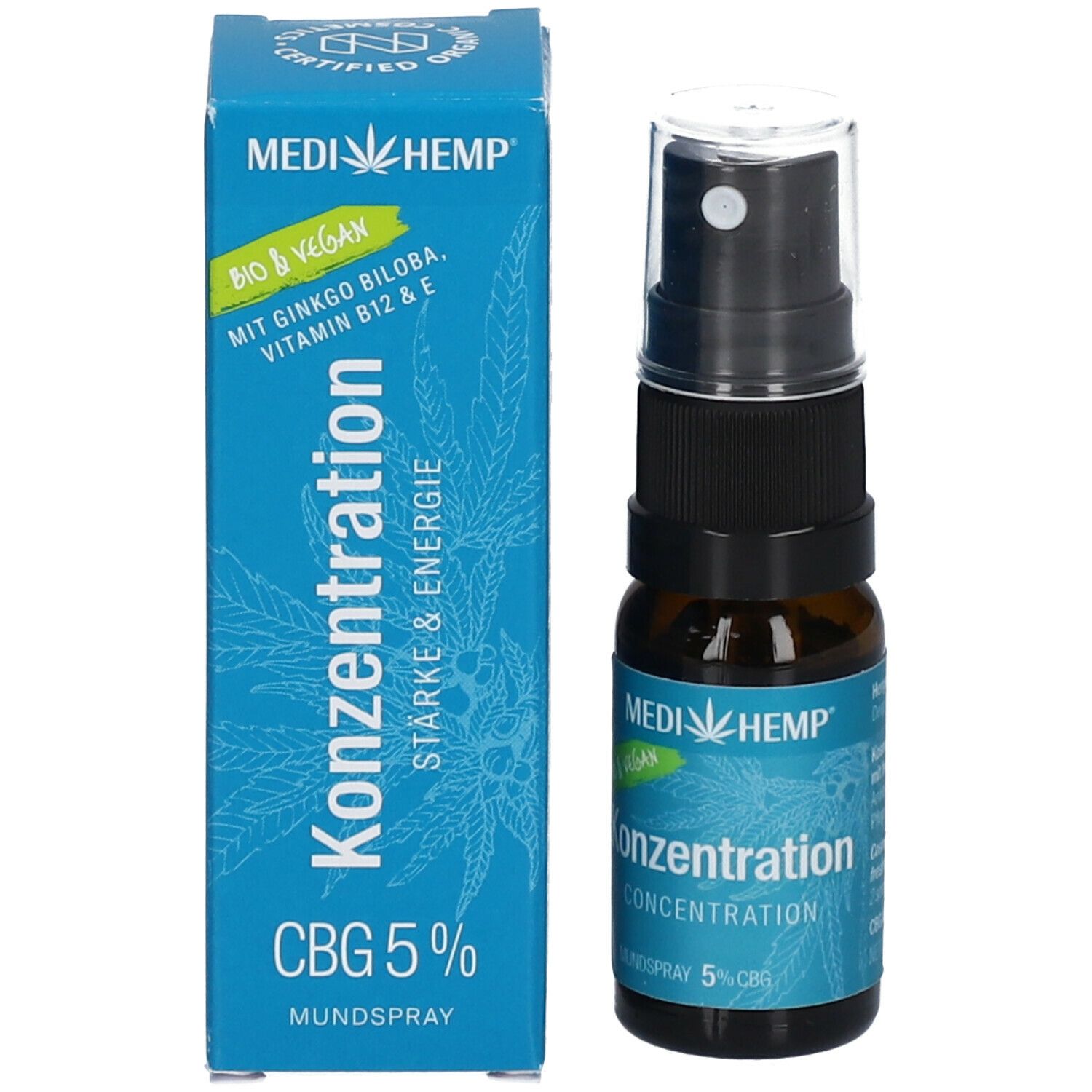 MEDIHEMP Bio Konzentration Mundspray 5% CBG