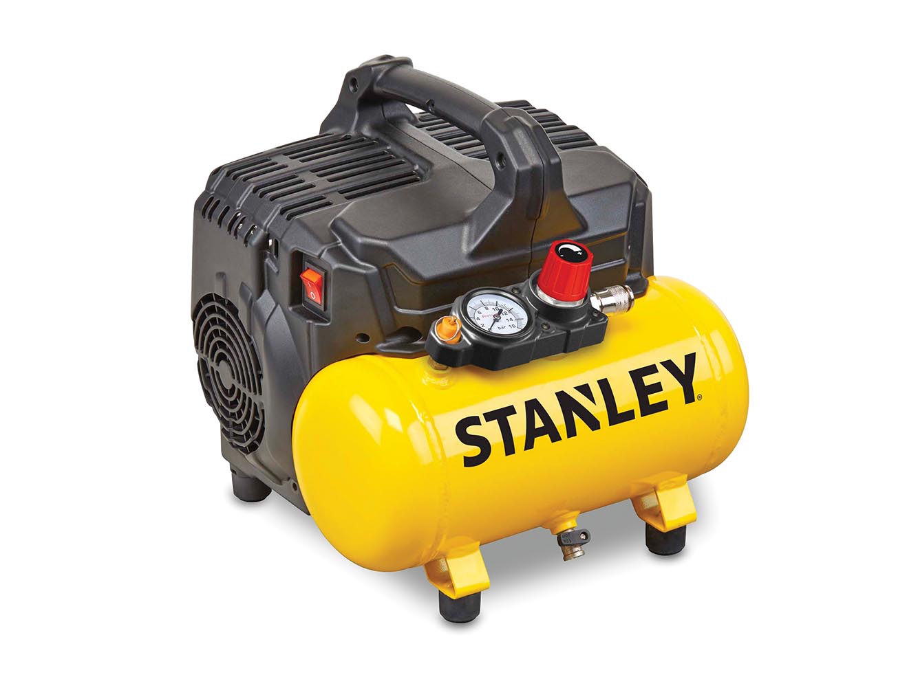 Stanley 8 bar olievrije compressor - 6 liter
