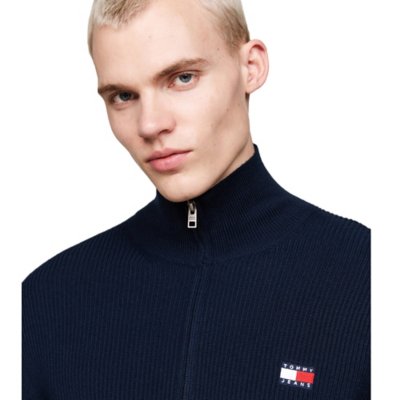 Sweatshirt zippé homme Tjm Slim Xs Badge TOMMY HILFIGER
