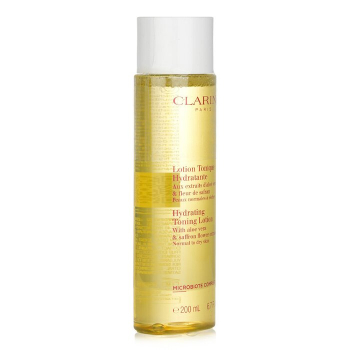 Clarins Hydrating Toning Lotion with Aloe Vera & Saffron Flower Extracts - Normal to Dry Skin