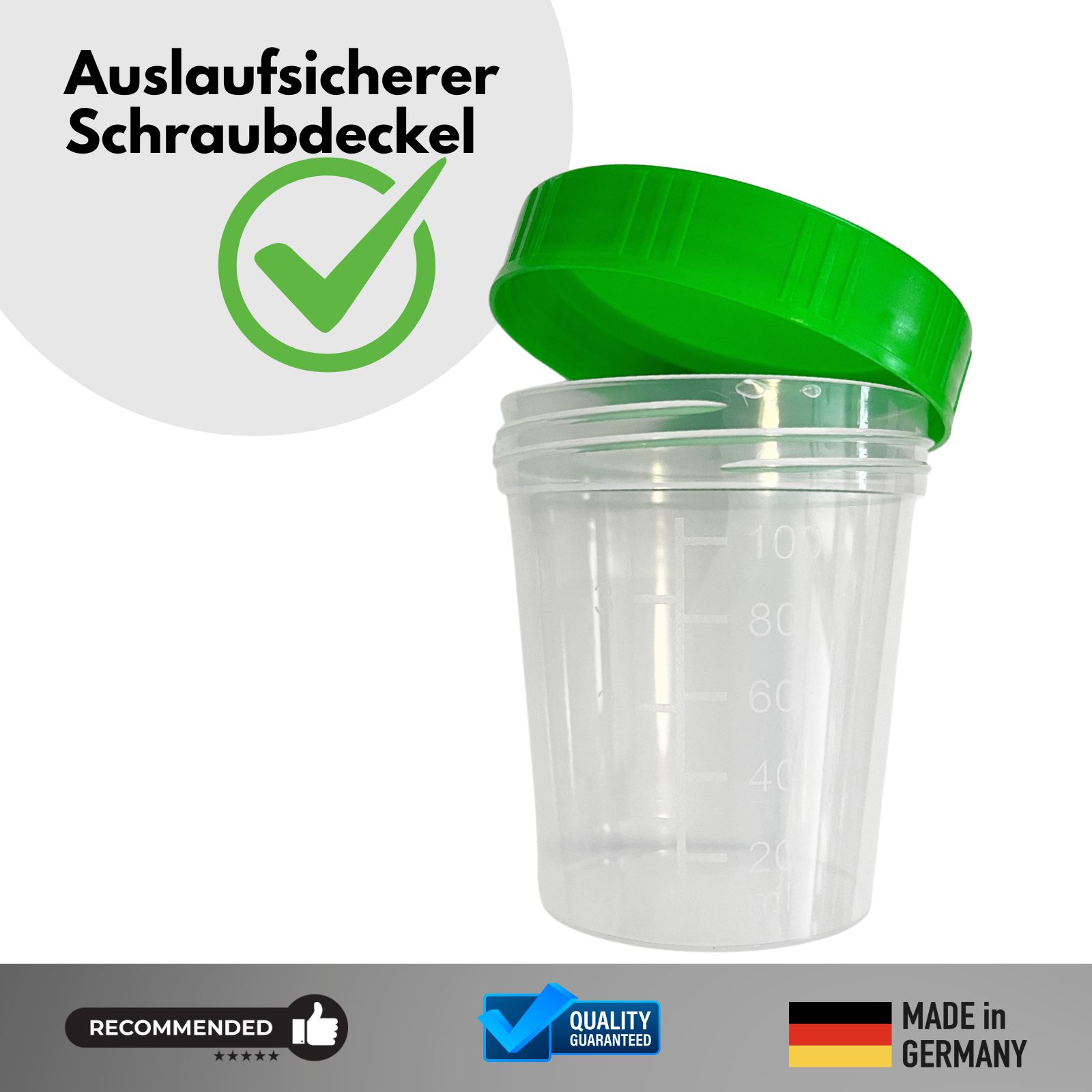 avantal® Urinbecher bis 100 ml graduiert