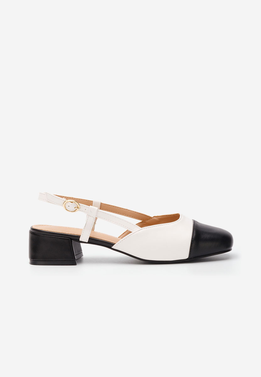 Chaussures slingback blancs Arika