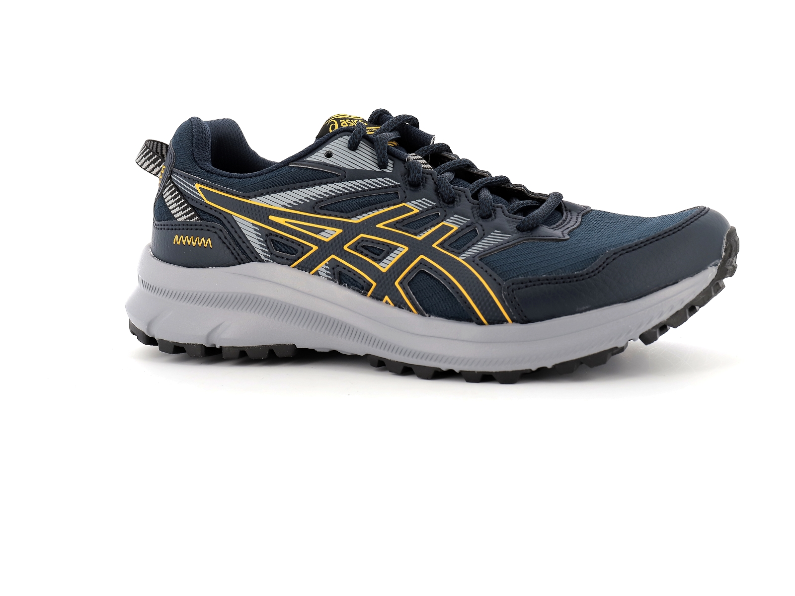 Asics-1011B181 Matières combinées Bleu-Jaune
