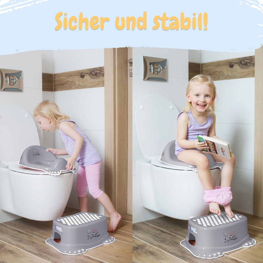 Babykajo Kinder Toilettentrainer - WC Sitz mit Anti-Rutsch Beschichtung.