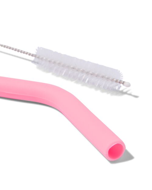 4 pailles en silicone