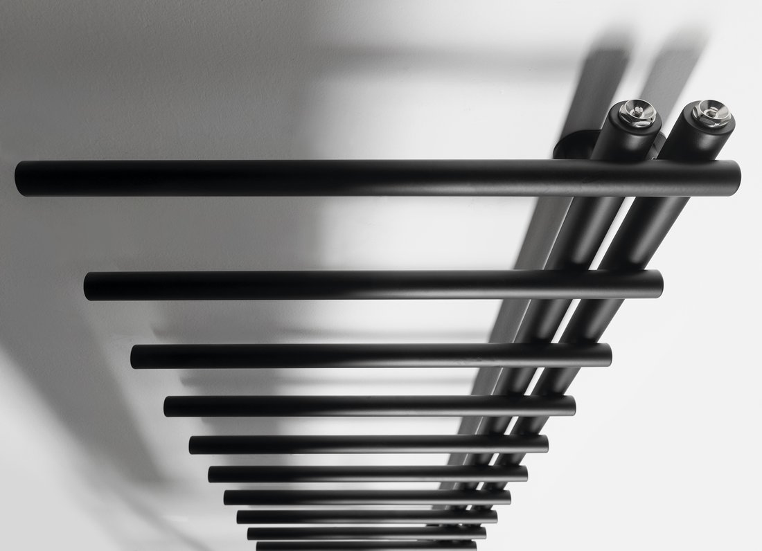 Sapho Justina badkamerradiator 151x50cm mat zwart