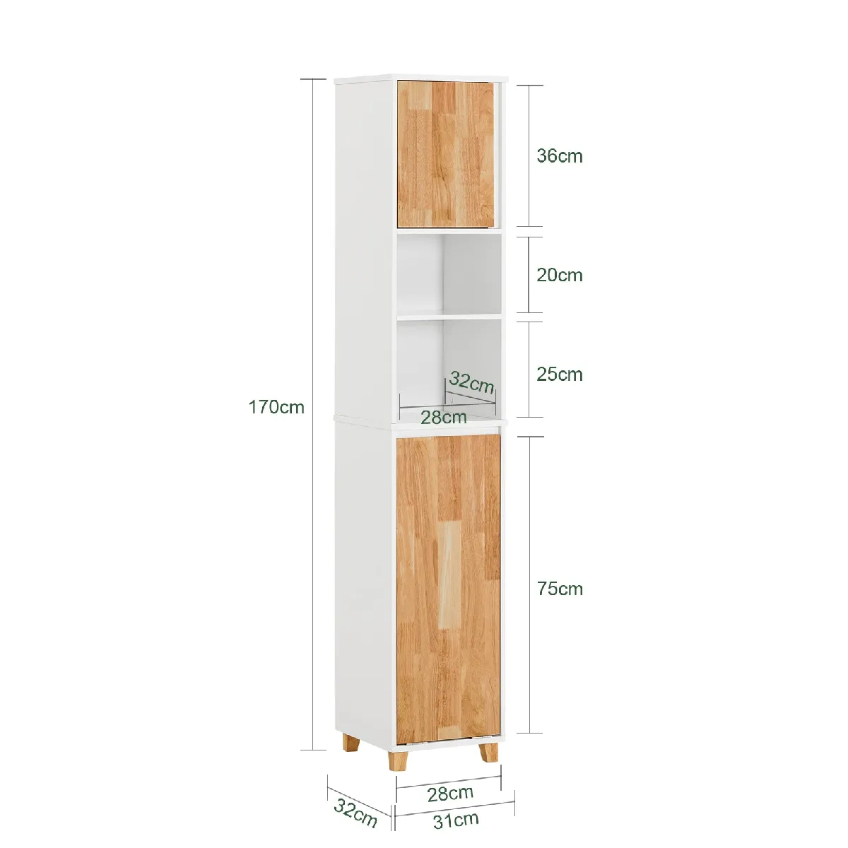 Sobuy BZR74-W - Blanc