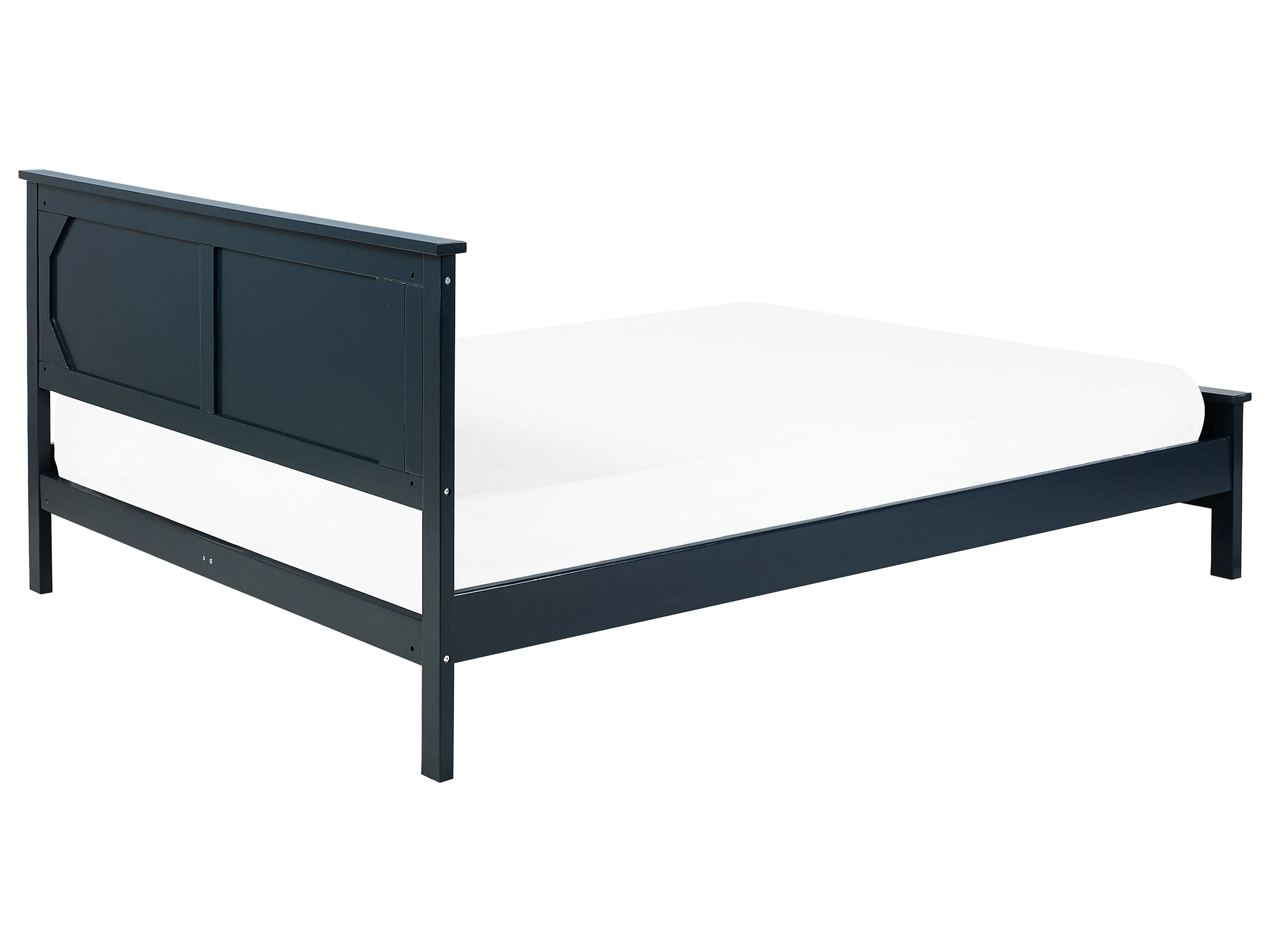 Bed Dennenhout OLIVET 180 x 200 cm Donkerblauw