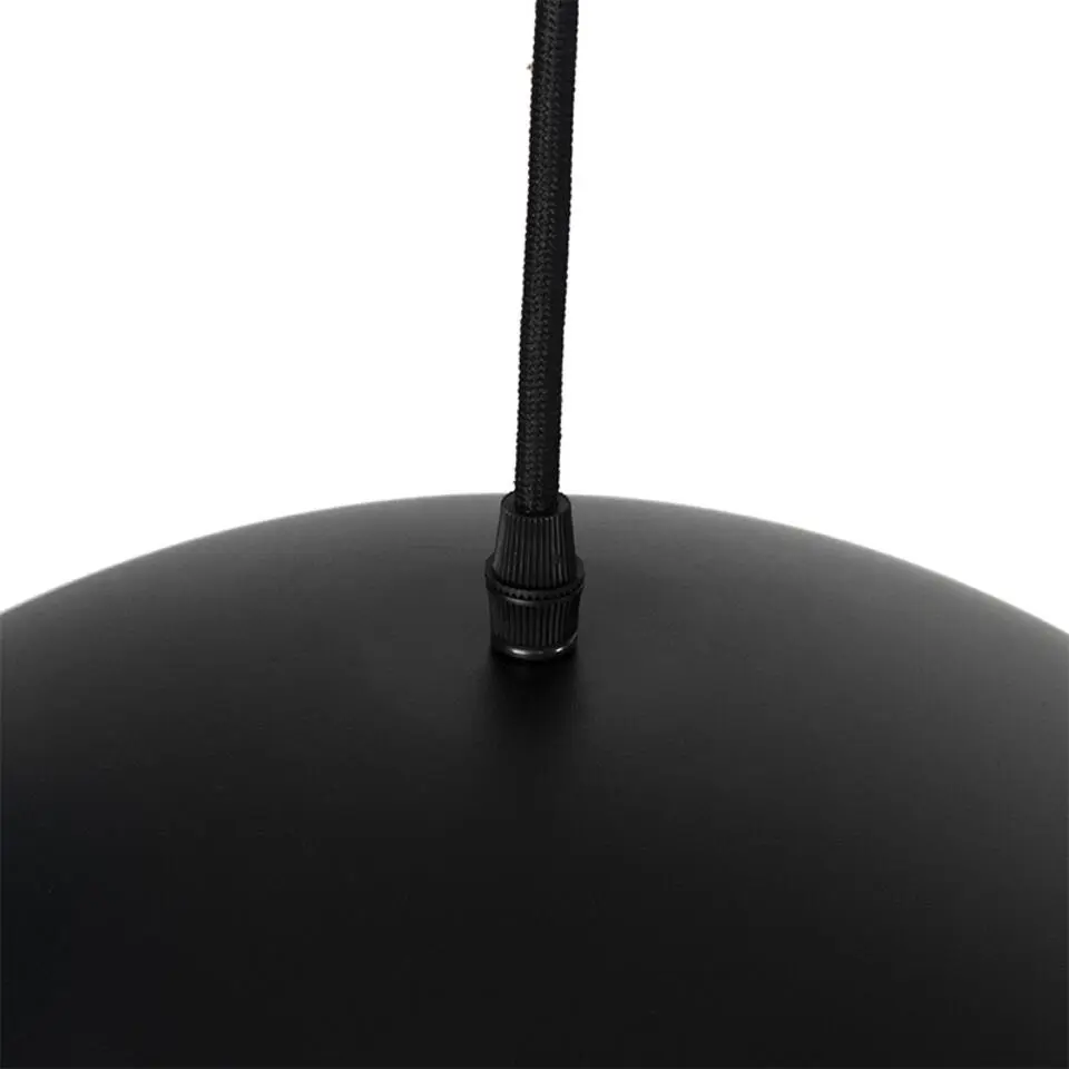 Qazqa hanglampen magnax zwart e27