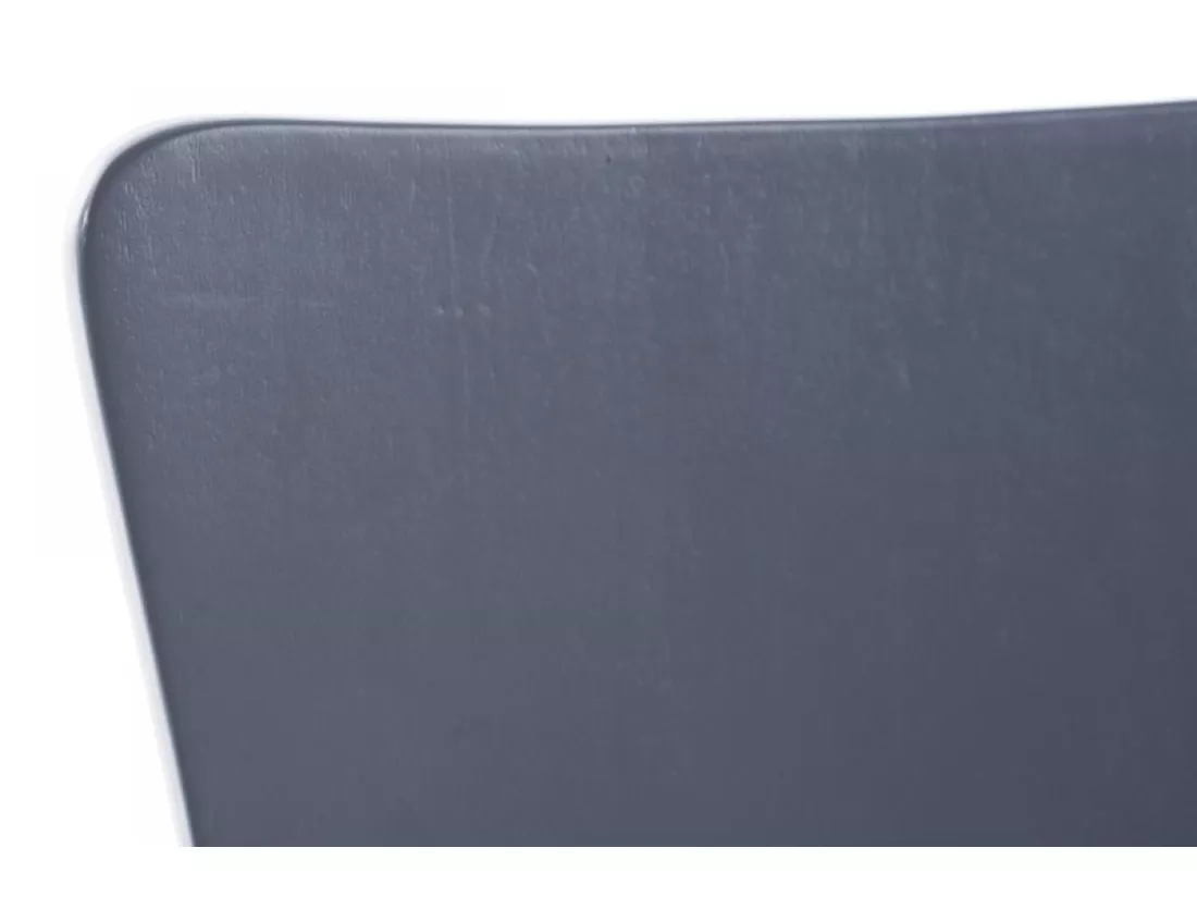 Lot de 2 Chaise de conférence - Bois & Nature - Gris - Aaron
