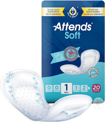 Attends Soft 1 Mini Couche Anatomique 20 Pièces
