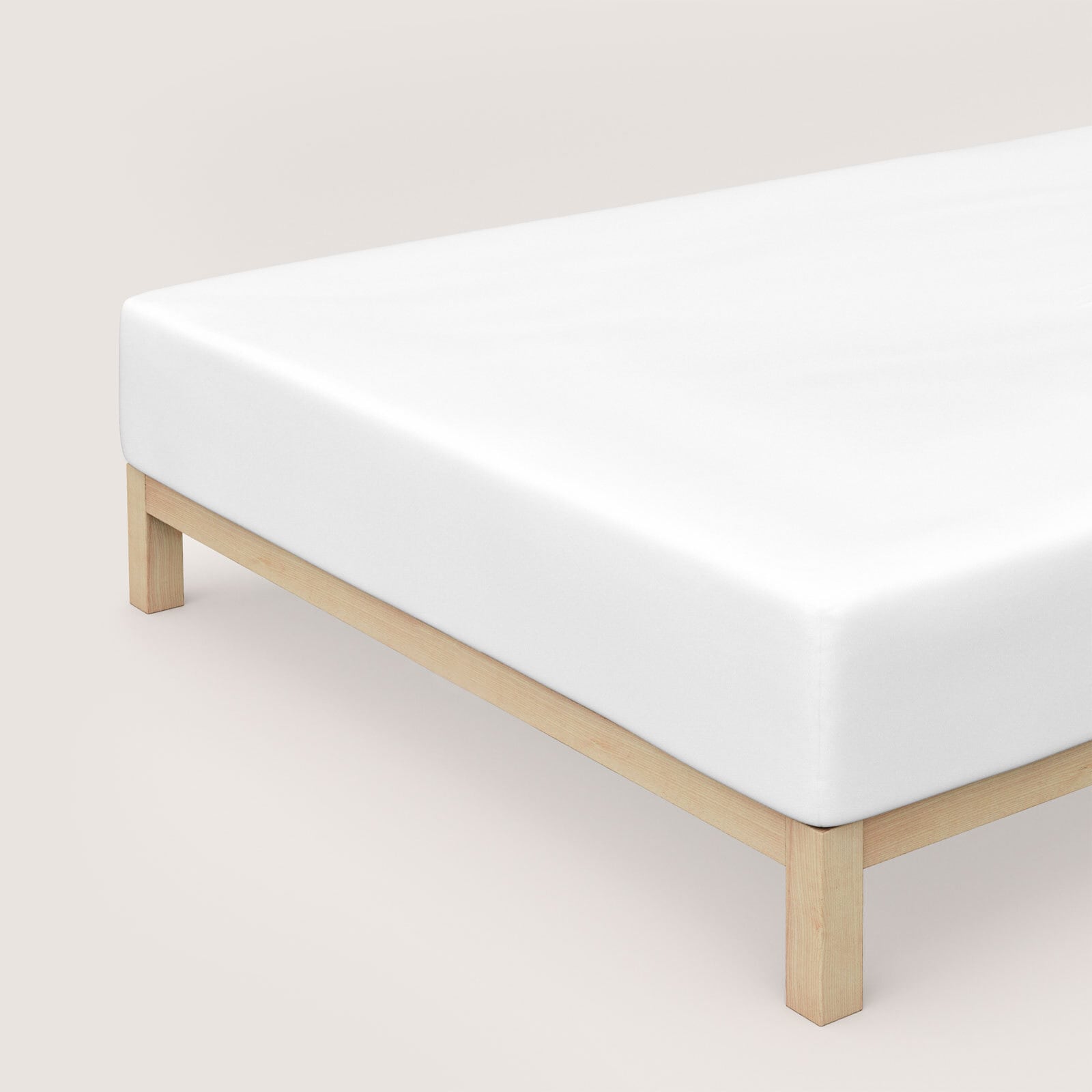 schlafgut Jersey-Spannbettlaken PURE 90-100 x 190-220 cm weiß