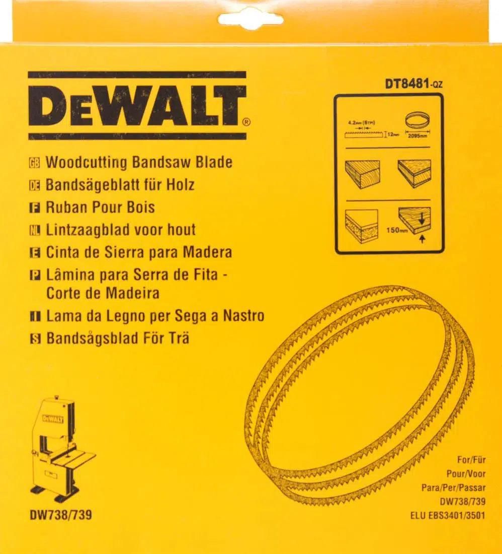 DeWALT DT8481 Lintzaagblad 2095 x 12 x 0.6mm 6TPI
