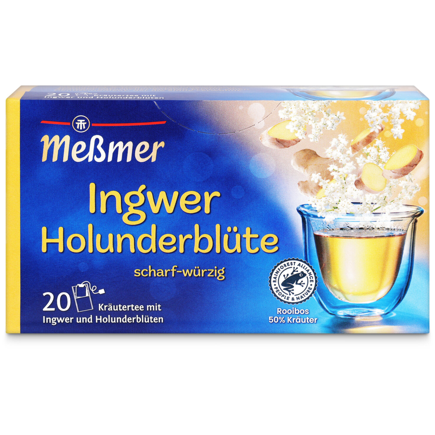 Messmer Tee Ingwer-Holunderblüte 20 Portionen