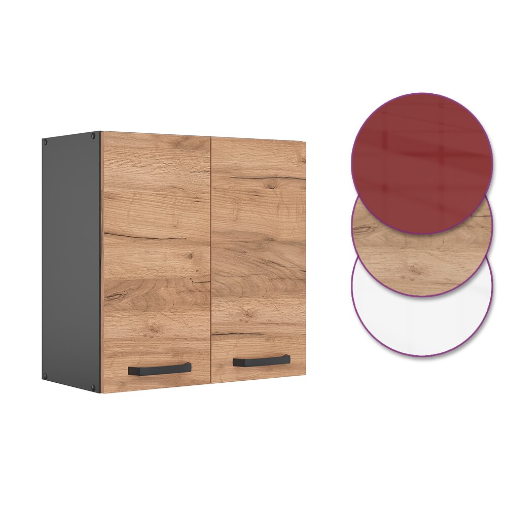 VICCO Küchenschrank Hängeschrank 60 cm R-Line Anthrazit