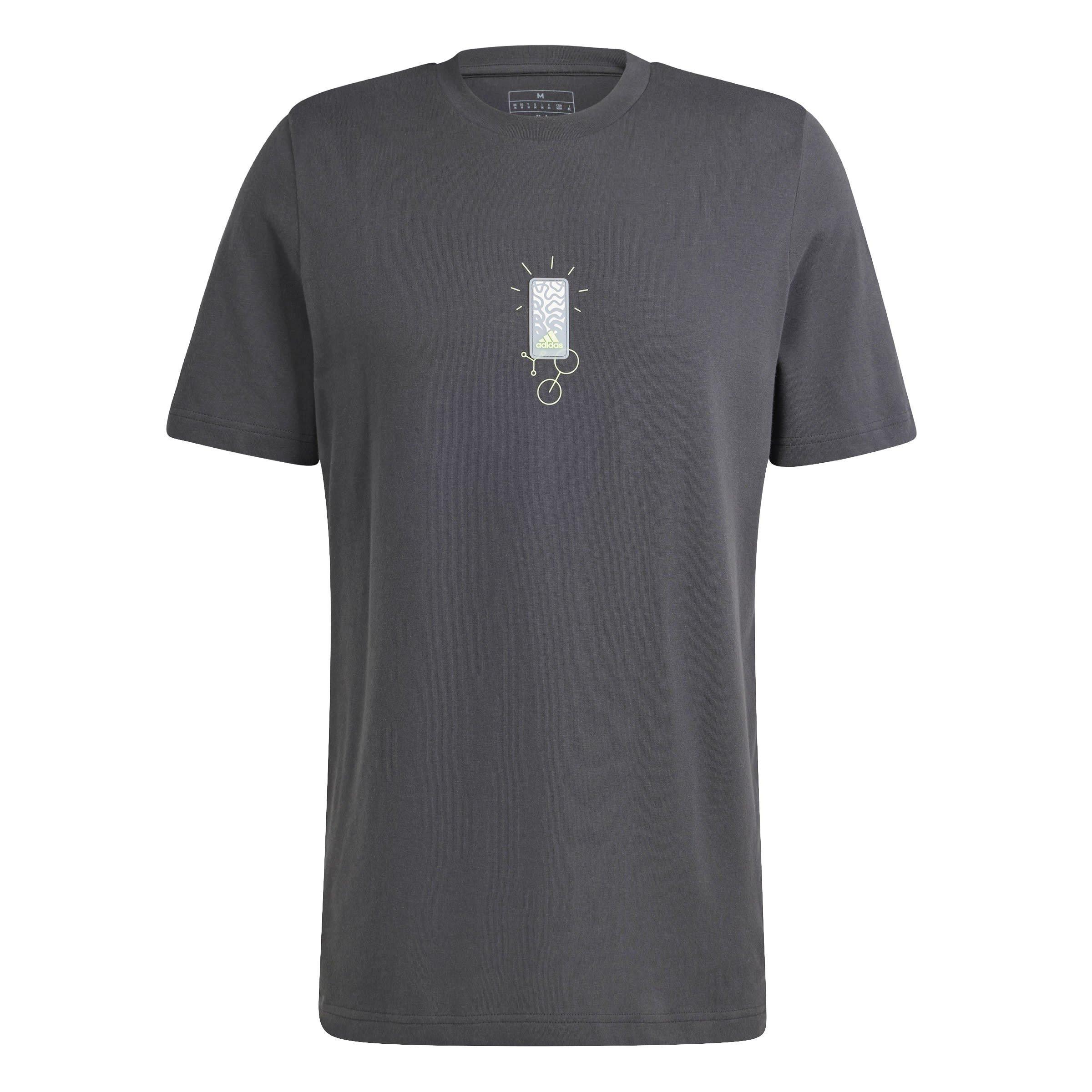 adidas Molded Linear Graphic T Shirt Mens