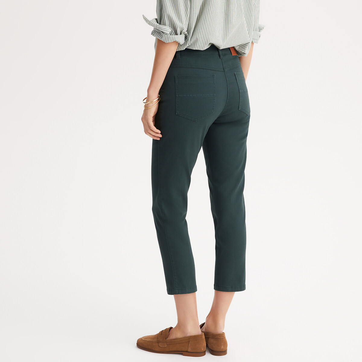 ANNE WEYBURN<br>Direita 7/8 broek, stretch katoen